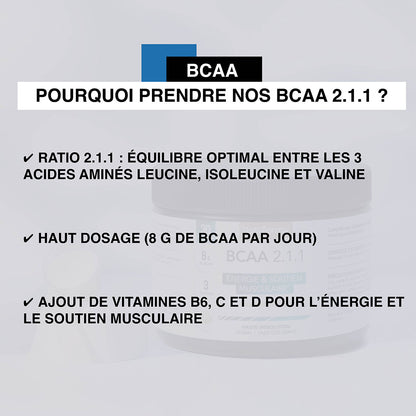 BCAA 2 : 1  : 1